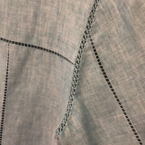 dbLIFE linen eyelet button down shirt - Picture 11 of 16